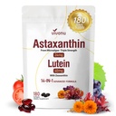 VivoNu 14-in-1 Astaxanthine 24mg & Luteïne 40mg met Zeaxanthine Supplementen, 6 maanden supply, verse microalgenbron, glutenvrije non-GMO, ondersteunt oog, huid, antioxidant, 180 Softgels, 1 zak