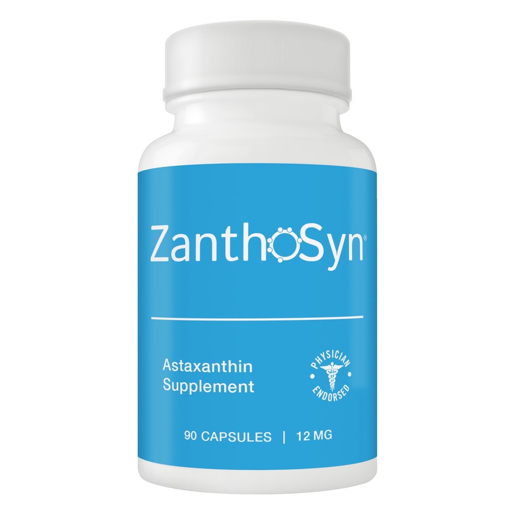 Astaxanthine, Triple Strength (12mg) x Triple Biobeschikbaarheid (3X Absorptie in de bloedstroom), Superior Purity, Non-GMO, Major Allergen Free, No Fishy Aftersmaak, 90 Plantaardige Capsules