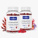 Astaxanthine 12 mg Supplementen, 120 Softgel, Max Strength Astaxanthine Antioxidant Supplementen, Fresh Microalgen, 4 maand levering, 2 flessen