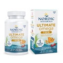 Nordic Naturals Ultimate Omega 2X Teen, Strawberry - 60 Mini Soft Gels - 1120 mg Totaal Omega-3s met EPA & DHA - Brain Health, Positive Mood, Social Development, Learning - Non-GMO - 30 Servers
