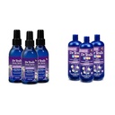 Dr Teal's Slaapspray met Melatonine & Essential Oil Blend, 6 fl oz (pakket van 3) & Kids 3-in-1 Slaapbad: Bubbelbad, Body Wash & Shampoo met Melatonine & Essential Oil, 20 fl oz (verpakking van 3)