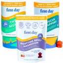 EERSTE DAG Kids Calming Magnesium (Strawberry), Multivitamine (Strawberry & Orange), & Brain Focus (Peach) Gummies 