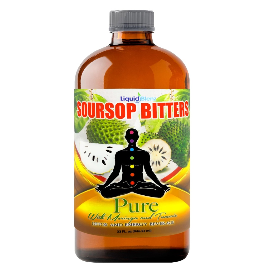 Onverzadigd BLENZ Pure Soursop Bitters with Moringa & Turmeric 