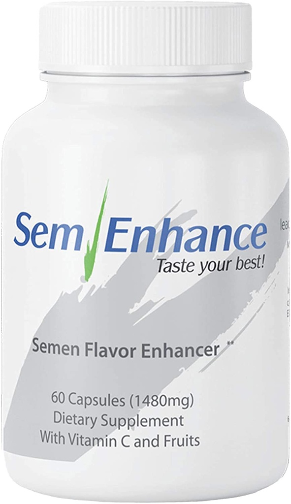 Semenhance - Maak uw semen smaak Fruitige mannen Formule met Ananas en Vitamine C - Fruit-gebaseerde supplement voor mannen - 60 capsules