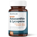 Astaxanthine 24mg met Lycopeen 50mg Supplement, 100 Vegetarische Capsules, Non-GMO, Glutenvrij