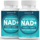 NAD+ Supplement Liposomal + Resveratrol voor vrouwen en mannen, Astaxanthine, CoQ10, Alpha Lipoïnezuur, Groene thee - 120 Tel.