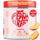 Perzik Perfecte Creatine Monohydraat Poeder, Glute Builder Creatine voor vrouwen met collagen, BCAA's, 5g Vegan Micronized Creatine per Serving, voor energie, spierondersteuning, 30 SVG, Perzik smaak