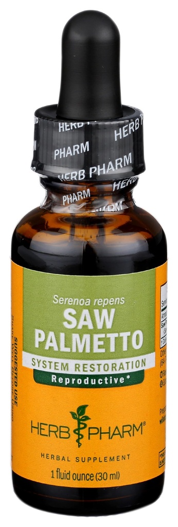 Herb Pharm Saw Palmetto Berry Liquid Extract voor Prostaat ondersteuning - 1 Ounce (DSAW01)