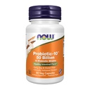 NOW Foods Supplementen, Probiotic-10TM, 50 miljard, met 10 Probiotische Strains, Strain Geverifieerd, 50 Veg Capsules