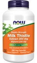 NOW Foods Supplementen, Silymarin Milk Thistle Extract 300 mg met Artichoke en Dandelion, dubbele sterkte, ondersteunt leverfunctie*, 250 Veg Capsules (1)