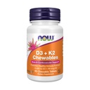 Nu Foods, D3 K2 kauwtabletten, 90 kauwtabletten