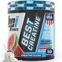 BPI Sport Beste Creatine - Creatine Monohydraat Poeder voor mannen en vrouwen, Himalaya Zout - Kracht, Pomp, Spiergroei, Spier Definitie - Geen Bloat - Watermeloen Koeler - 50 porties - 10,58 Ounce