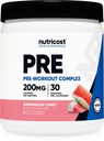 Nutricost Pre-Workout Powder (Watermelon Candy) 30 porties - GGO-vrij, glutenvrij, vegetarisch