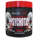 Insane Labz Psychotisch, High Stimulant Pre Workout Powder, Extreme Lasting Energy, Focus and Endurance met Beta Alanine, Createine Monohydraat DMAE, 35 Srvgs (Fruit Punch)