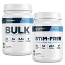 Transparante labs Bulk pre-workout (30 porties, perzik Mango) & Stim-free pre-workout (30 porties, tropische punch)