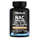 XGold Health NAC 1000 mg met quercetine 95%, bromelaïne, zink, vitamine C, D3 & K2 Immuunondersteuning & antioxidantsupplement Advanced Defense Blend 90 Veggie Capsules