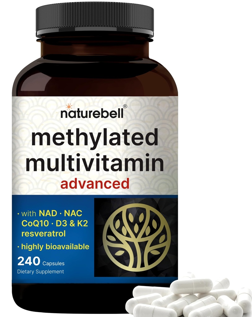 Gemethyleerde Multivitamine voor mannen en vrouwen, 240 Capsules 