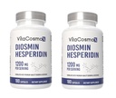 Diosmin Hesperidin 1200 mg Complex, 180 capsules, Citrus Bioflavonoïden Rich Fruit Extract, 100% vegetarisch, niet-GMO & Glutenvrije Diosmin Supplement met maximale sterkte - 2 verpakkingen