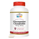 21e eeuw Glucosamine Chondroitin 500/400mg - Dubbele sterkte, cp 210 Tel.