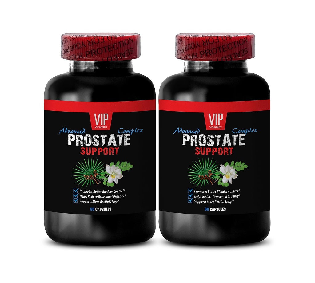 Saw Palmetto for Prostate Health - Prostate Support - Pygeum for Benign Prostatic Hyperplasia, Red Raspberry for Prostate, Graviola Leaf for Balance, Green Tea for Prostate Support 2Bot 120Caps