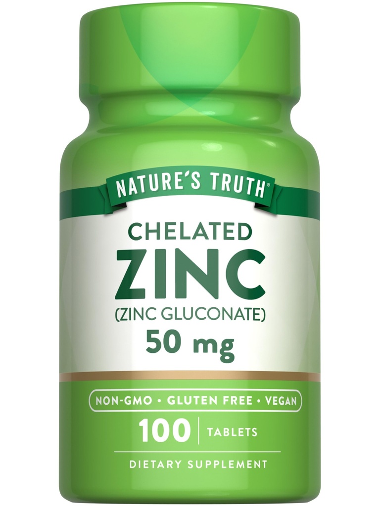 De waarheid van de natuur chelated zink 50mg 