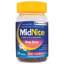 MidNite Diepe Slaap Extra Sterkte, 10 mg Melatonine Slaaphulp, Niet-Habit Vorming, Kruiden Dieetsupplement voor volwassenen, Drugvrij, Glutenvrij, Lactosevrij, Vegetarisch-Vriendschappelijk, 36 Gummies