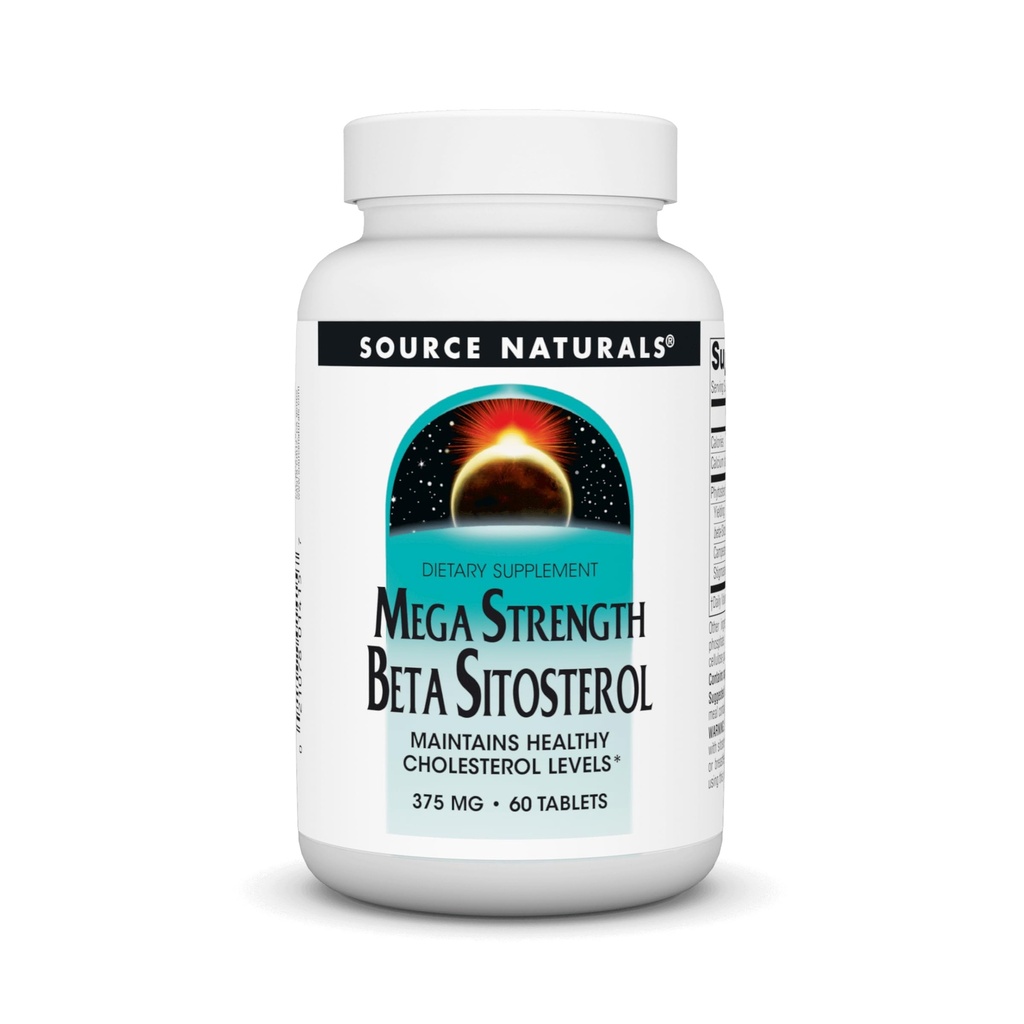 Bron Naturals Mega Strength Beta Sitosterol 375mg - 60 tabletten