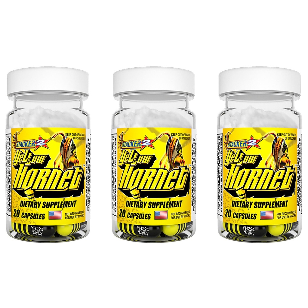 STACKER 2 YELLOW HORNET (3) 20CT. BOTTLES