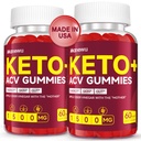 Keto ACV Gummies for Advanced Weight & Loss & Belly Fat Burn - Rapid Fat Burning Diet Supplement voor vrouwen Mannen - 1500mg Biologische Gluten Gratis Apple Cider Vinegar met moeder - Ondersteuning Gut digestie