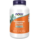 NOW Foods Supplementen, Kalium Citroen Poeder, Ondersteunt Electrolyt Balance en normale pH*, Essentiële Minerale, 12-Ounce