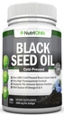 Black Seed Oil - 1000 Mg - 180 Softgels - Cold-Pressed Non-GMO Black Cumin Seed Capsules - Super High Thymoquinone Content - Nigella Sativa - Rich in Omega 6 & 9 Fatty Acids - Immune Health Support