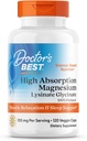 Doctor's Best High Absorption Magnesium Glycinate Lysinate, 120 Veg Caps