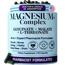 Magnesium Complex for Women & Men, 900mg, 13 Forms: Glycinate, L-Threonate