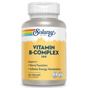 SOLARAY Vitamine B Complex 100mg - Cellular Energy, Nerve and Heart Health Support - Supplies All 8 B Complex Vitamins - Vitamin B12, B1, B2, B3, B6, Niacin, Folic Acid and Biotin - Vegan, 100 Servings