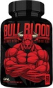 ONL Bull Blood Nitric Oxide Supplements for Men - Nitrous Oxide Booster & Pre Workout Pills with L-Arginine - Blood Flow for Men - Nitric Oxide Booster for Enhancing Male Strength & Energy - 60Ct