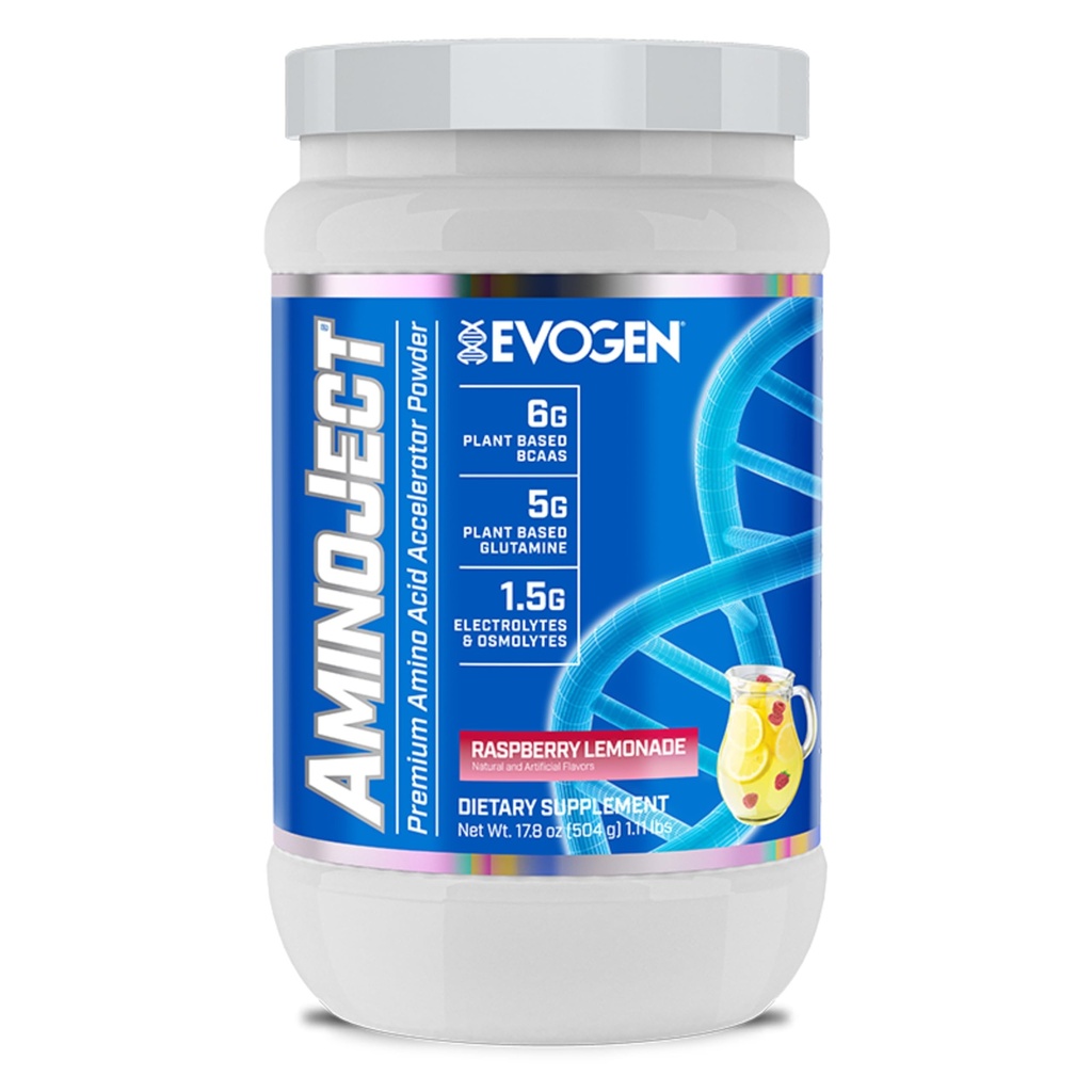 Evogen AminoJect - Premium BCAA Powder & EAA Recovery Formula with Electrolytes 