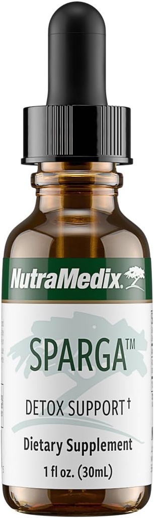 NutraMedix Sparga Tinctuur - Antioxidant-Rich Asperges Extract voor reiniging en detox ondersteuning - Meng vloeibare druppels met water voor body detox drank (1oz / 30ml)