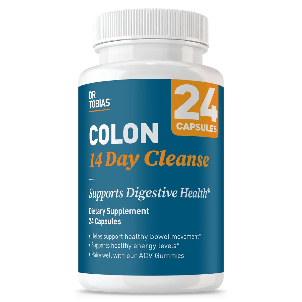 Dr. Tobias Colon Cleanse - Constipatie Relief & Gut Health Support for Women & Mannen 