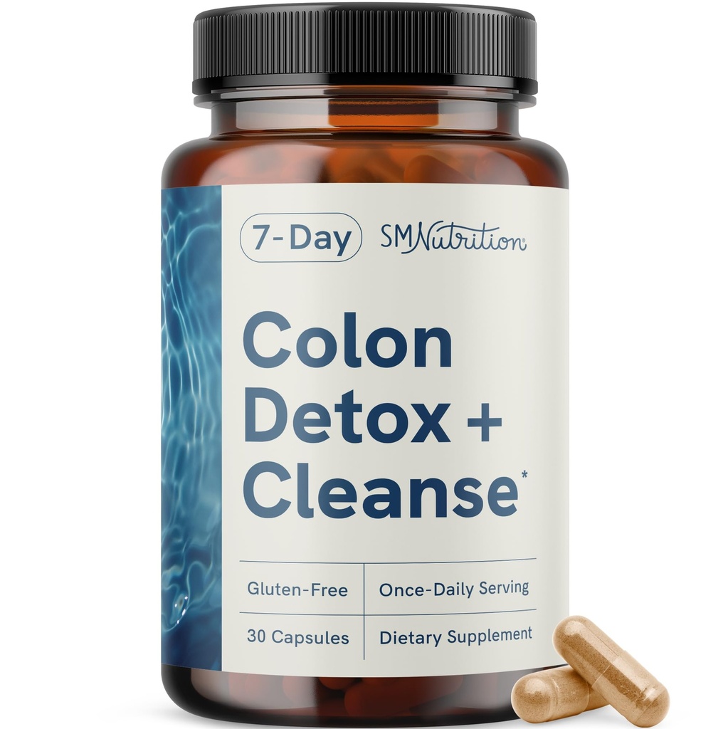 7 Dagen Colon Reinigen & Detox Ondersteunt Bloating Relief & Occasional Closure & Occasionly Closure &amp; Fast Acting 7 Day Detox Cleanse voor vrouwen en mannen met probiotica voor Gut Health & Regularity 