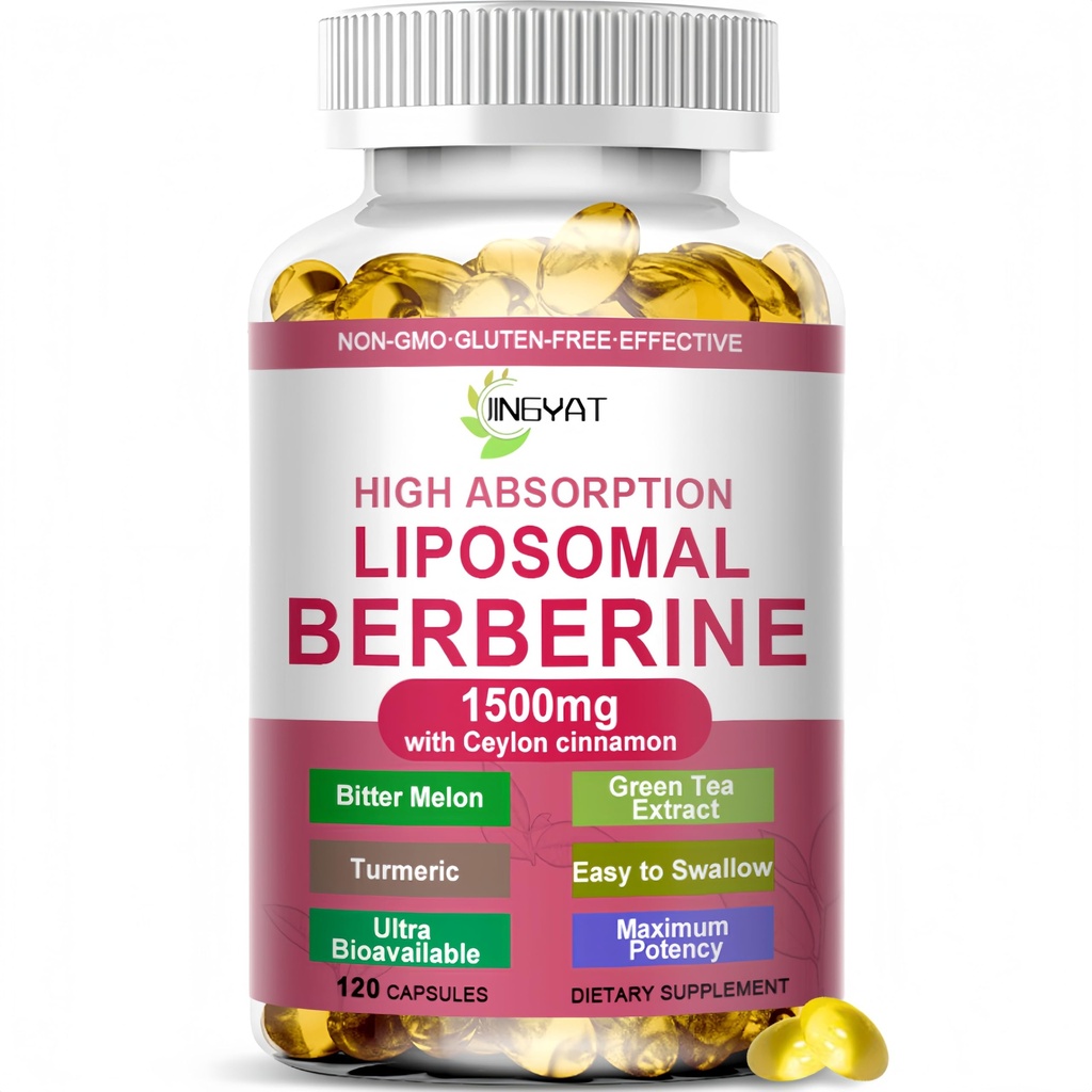 Berberine with Ceylon Cinnamon - Berberine Supplement 1500mg with Bitter Melon Turmeric for Metabolism, Immune & Digestive Health - High Absorption Extra Strength Berberine Softgels - Vegan, Non-GMO