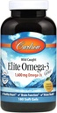 Carlson Elite Omega-3 Gems, Noors, 1, 600 mg Omega-3s, Zachte Gels, 180 Graaf