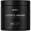 16x Strength Lions Mane Supplement Capsules Super Nootropic w. Ashwagandha & Rhodiola - Hoogste Potentie 16:1 Lion's Mane Mushroom Extract 50% Polysacchariden Hersensupplementen voor Geheugen en Focus