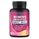 DRFOSTER Probiotica voor vrouwen Digestieve gezondheid, Vaginale probiotica 120 miljard CFU 31 Strains met digestieve enzymen & Prebiotica & D Mannose & Cranberry voor urinetrek, 90 capsules