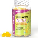 Multivitamine voor vrouwen Gummies Citroen Gearomatiseerde Vitaminen Dagelijkse Multivitamine met Vitaminen A, C, D, E, B6 en B12, 30 Day Supply, 60 Tellen
