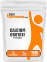 BulkSupplements.com Calcium Orotaatpoeder - Calciumsupplement, hoge biologische beschikbaarheid - ongearomatiseerd en glutenvrij, 1g per portie, 1kg (2,2 lbs) (verpakking van 1)