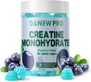 Creatine Monohydraat Gummies 5000mg voor mannen en vrouwen, Creatine Monohydraat voor spierkracht, spier Builder, energie Boost, pre-workout supplement(120 Telling)-Blueberry Flavor