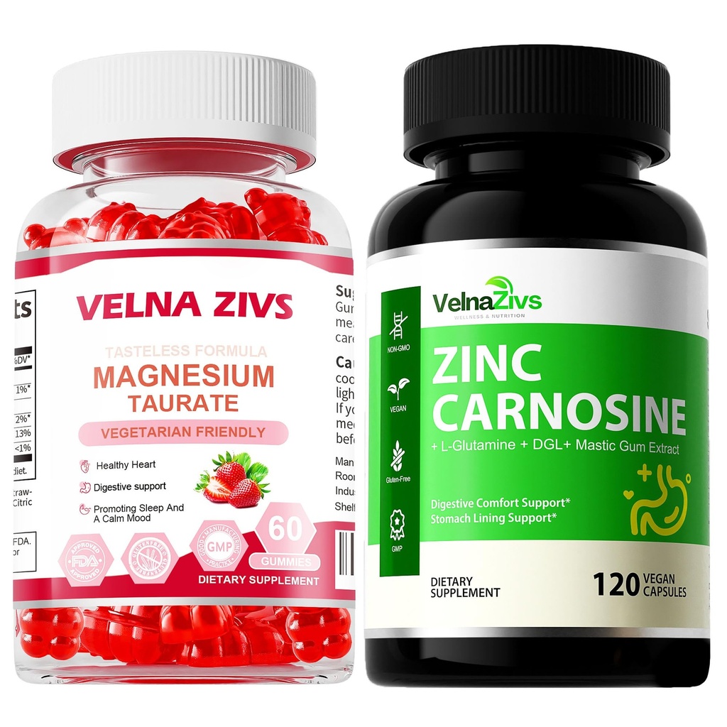 Magnesium Taurate Gummies en Zink Carnosine supplement