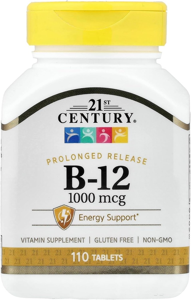 21e eeuw B 12 1000 mcg Tabletten met verlengde afgifte, 110