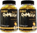 CONTROLLED LABS Orange Oximega Fish Oil Supplement 120 Softgels, EPA and DHA, 2000mg Omega- 3 Fatty Acids, Citrus-Flavor, Burpless Softgels (Pack of 2)