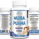 Muira Puama Capsules - Geconcentreerde 4:1 Extract, equivalent aan 2200 mg per capsule, 60 capsules